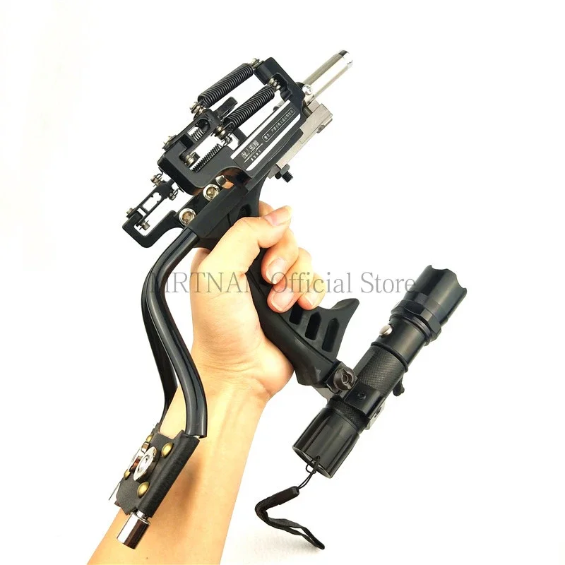 High precision Red Laser Slingshot Stainless Steel Outdoor Hunting Bow Powerful Catapult Shooting Arrows Steel Balls
High precision Red Laser Slingshot Stainless Steel Outdoor Hunting Bow Powerful Catapult Shooting Arrows Steel Balls
