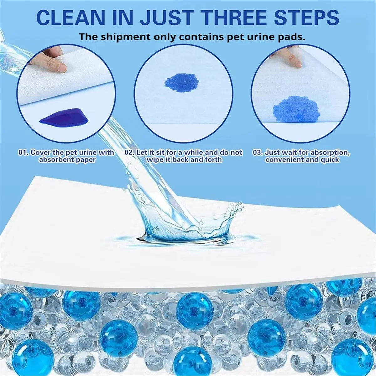 200pcs Disposable Pet Urine Absorbent Pads - for Cats, Quick-Drying Toilet Paper, Deodorizing and Wiping Urine.
200pcs Disposable Pet Urine Absorbent Pads - for Cats, Quick-Drying Toilet Paper, Deodorizing and Wiping Urine.