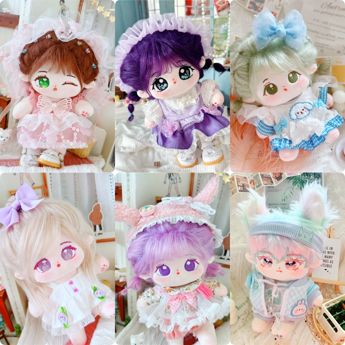 20-сантиметровая плюшевая кукла-идол Кавайи, мягкие игрушки-фигурки, детские плюшевые игрушки, кукла для переодевания своими руками, без атрибутов, коллекционный подарок
20-сантиметровая плюшевая кукла-идол Кавайи, мягкие игрушки-фигурки, детские плюшевые игрушки, кукла для переодевания своими руками, без атрибутов, коллекционный подарок