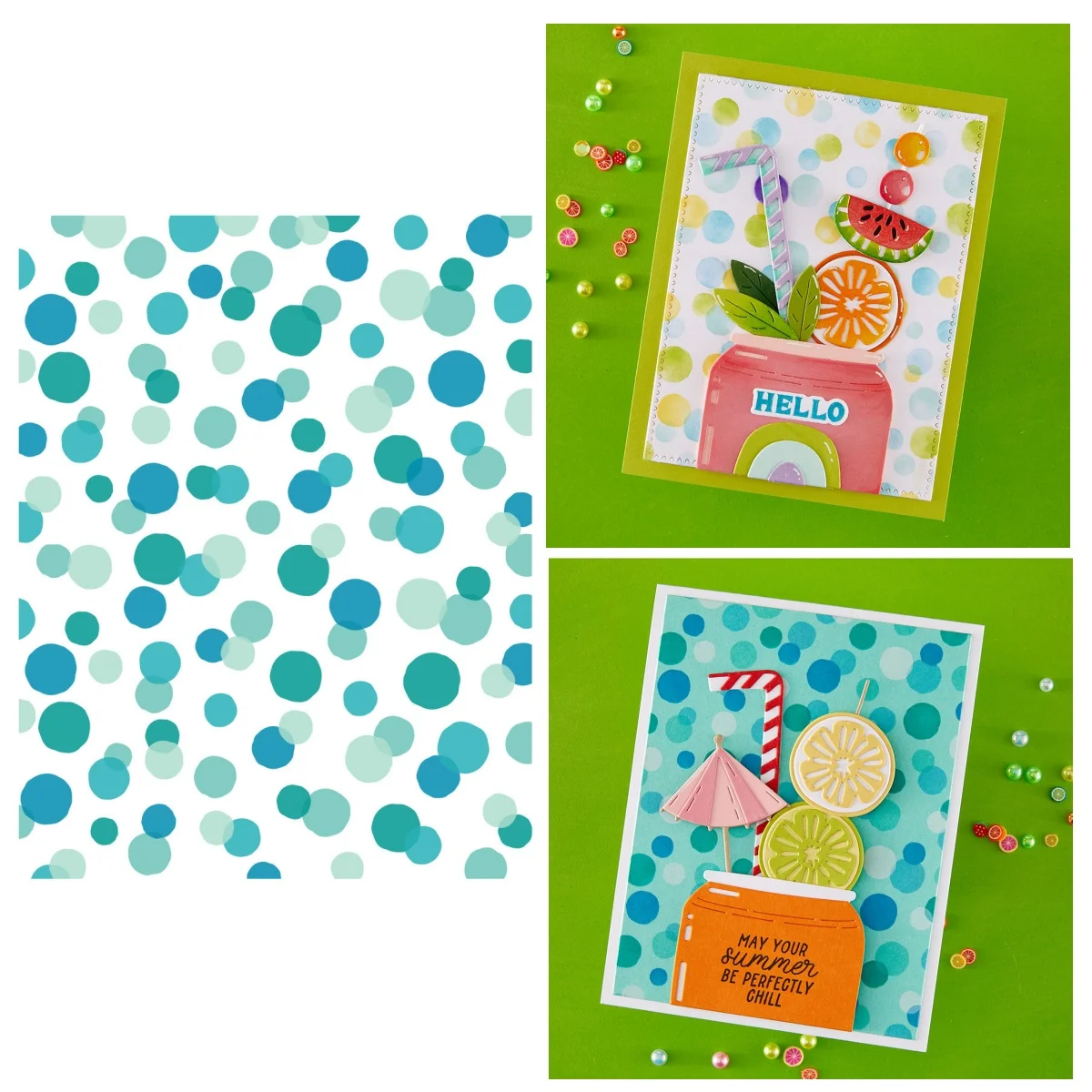 Dots of Summer Layering Stencils for Scrapbooking DIY Photo Album Decorative Embossing Supplies Make Paper Cards Crafts
Dots of Summer Layering Stencils for Scrapbooking DIY Photo Album Decorative Embossing Supplies Make Paper Cards Crafts