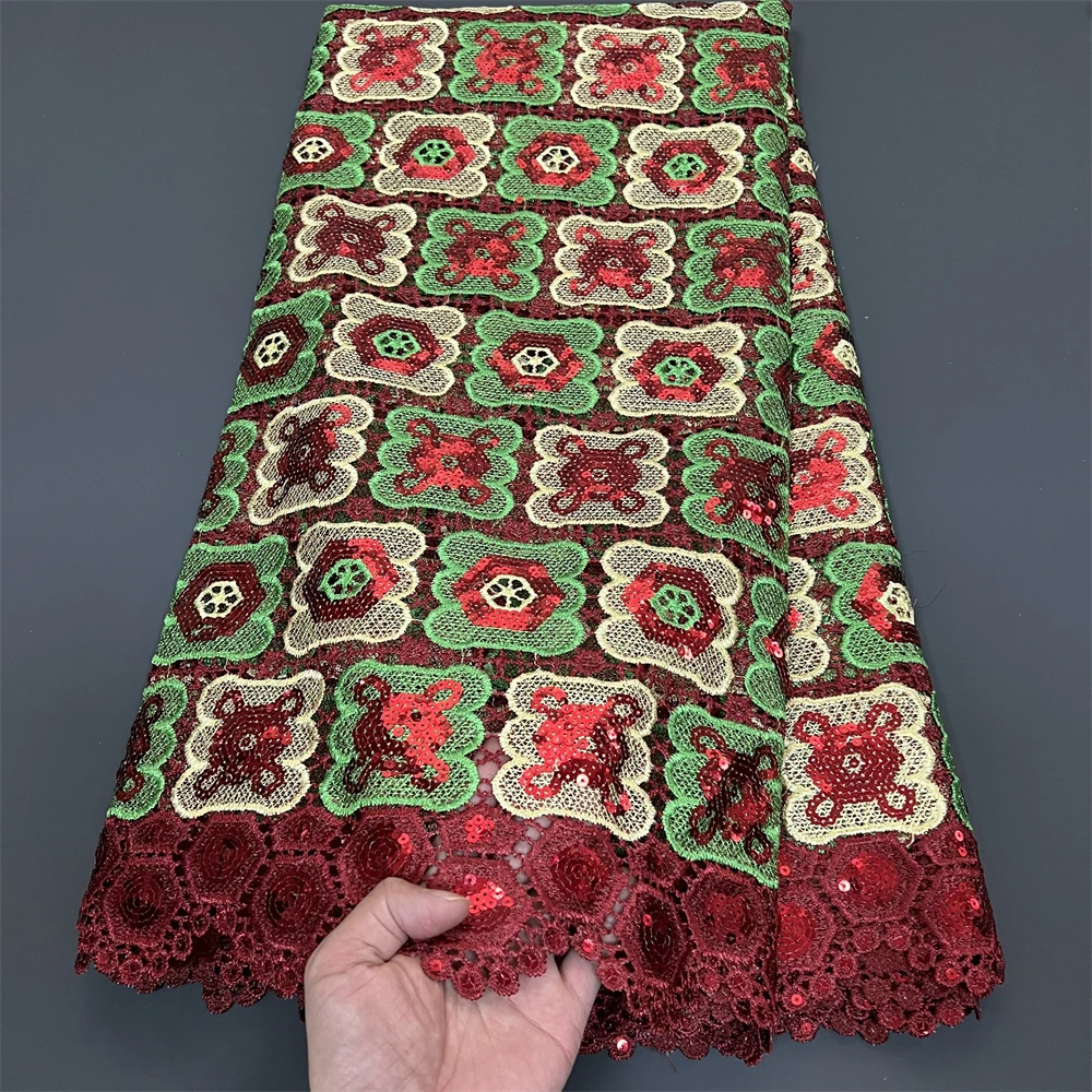 High Quality African Nigerian Lace Fabric, Embroidery Tulle, Wedding Party Dress, Sequins Guipure, Water Soluble, 5Yards, PS0059
High Quality African Nigerian Lace Fabric, Embroidery Tulle, Wedding Party Dress, Sequins Guipure, Water Soluble, 5Yards, PS0059