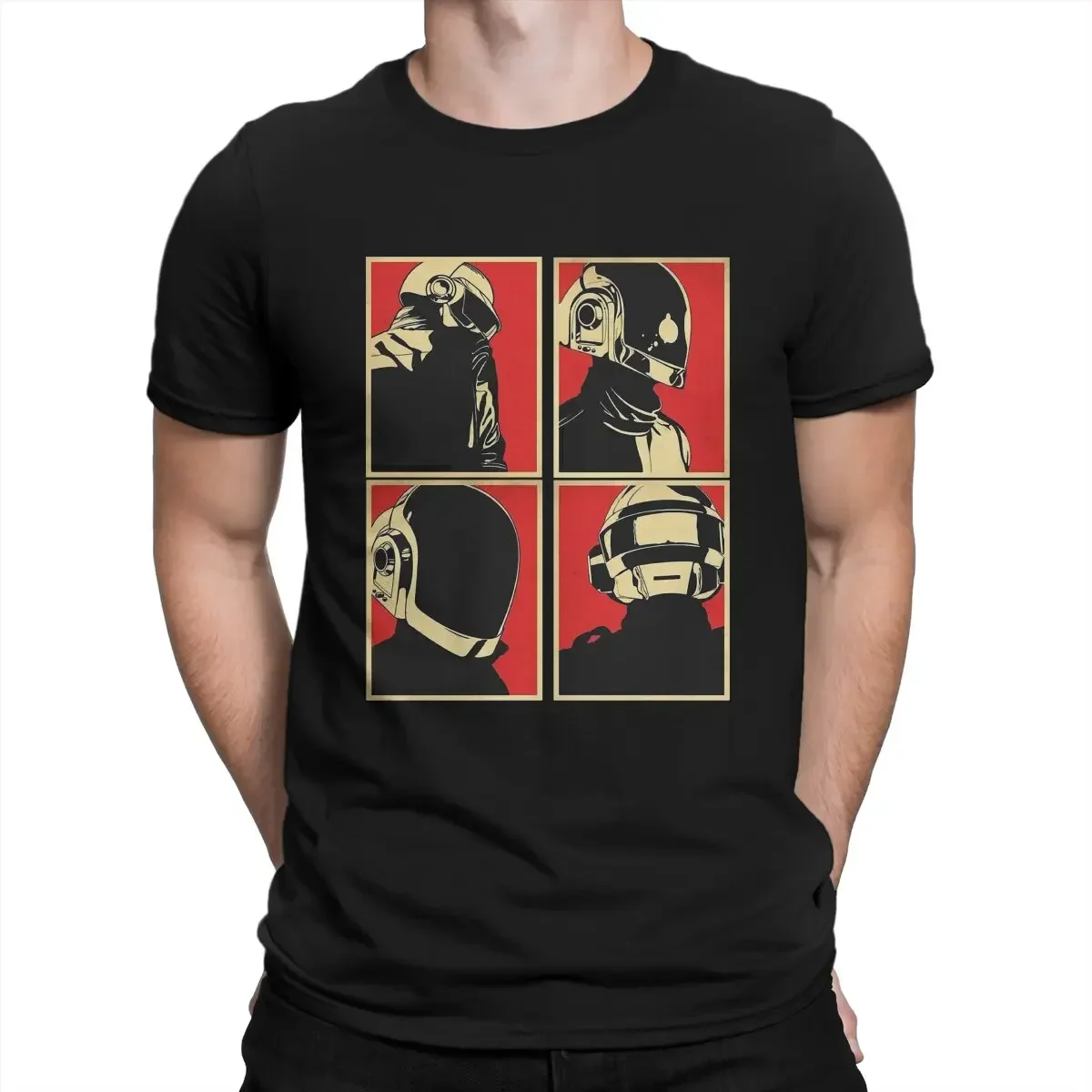 Helmet Bangalter T-Shirts Men Daft Punk Electronic Production Band Humor 100% Cotton Tee Shirt Crewneck Short Sleeve T Shirts
Helmet Bangalter T-Shirts Men Daft Punk Electronic Production Band Humor 100% Cotton Tee Shirt Crewneck Short Sleeve T Shirts