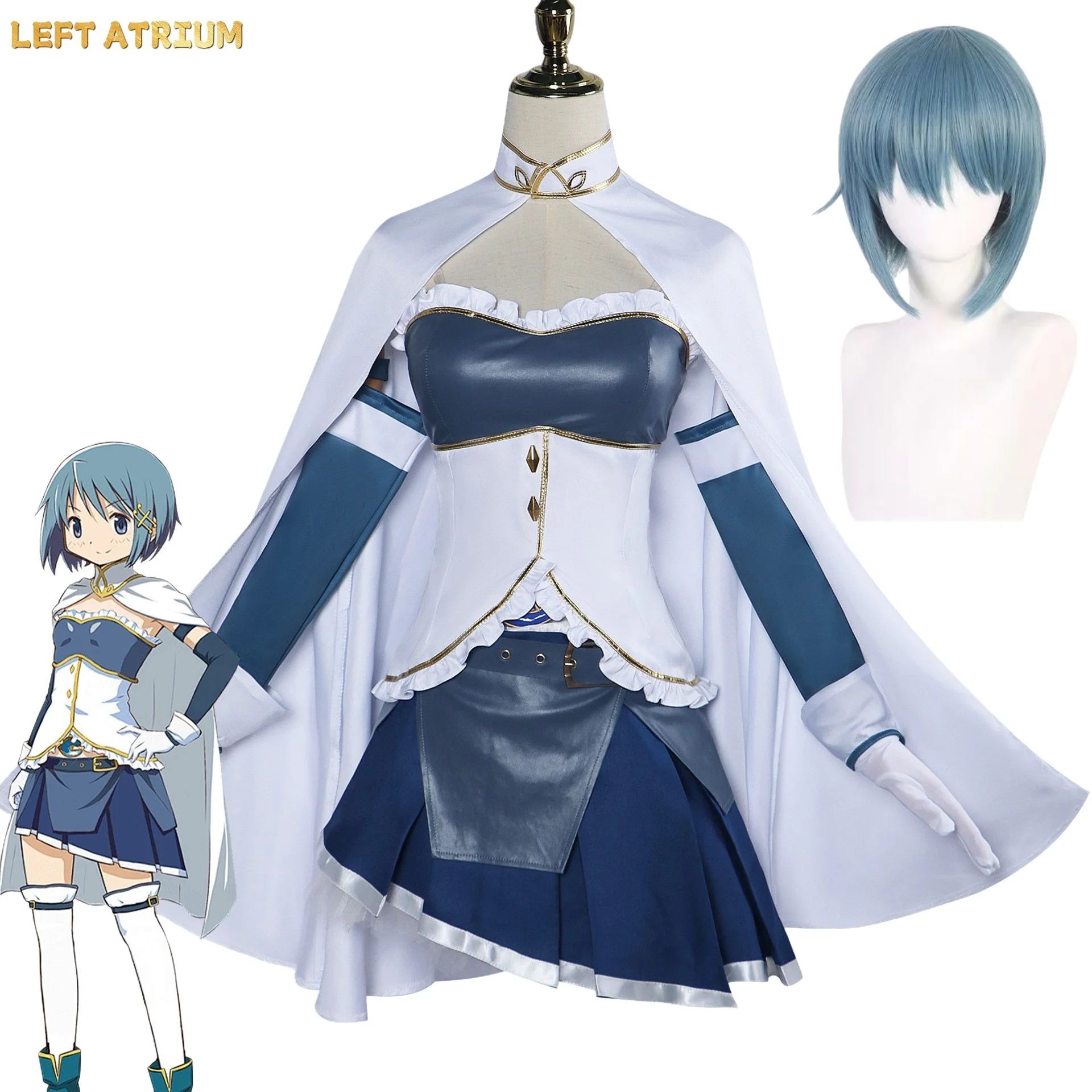 Anime Puella Magi Madoka Magica Miki Sayaka Cosplay Costume Wig Miki Sayaka Halloween Party Suit
Anime Puella Magi Madoka Magica Miki Sayaka Cosplay Costume Wig Miki Sayaka Halloween Party Suit