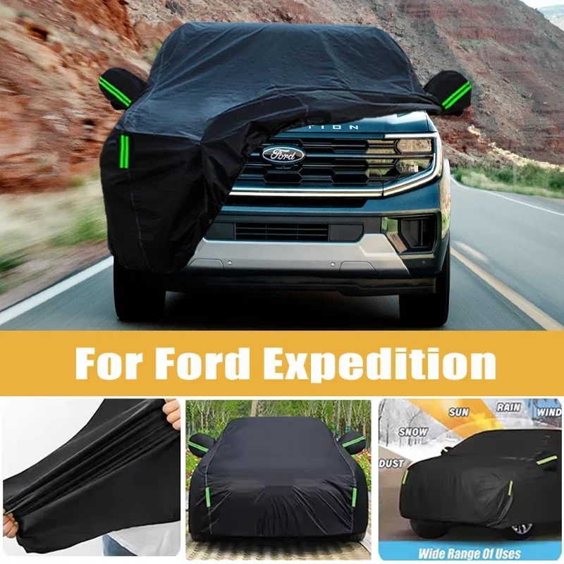 For Ford Expedition Full Car Cover Four Seasons Outdoor Sun Anti UV Rain Snow Dust Protection Oxford Cloth Accessories
For Ford Expedition Full Car Cover Four Seasons Outdoor Sun Anti UV Rain Snow Dust Protection Oxford Cloth Accessories