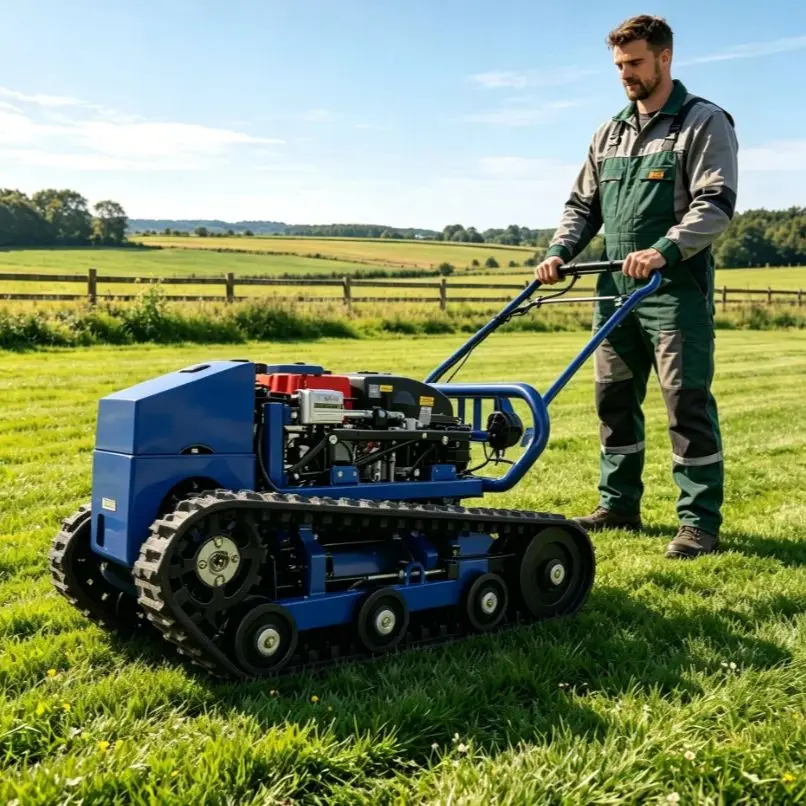 Robust Industrial-Grade Intelligent Remote-Controlled Tracked Lawnmower — 23 HP, 60° Slope Capability, 800mm Cutting Width
Robust Industrial-Grade Intelligent Remote-Controlled Tracked Lawnmower — 23 HP, 60° Slope Capability, 800mm Cutting Width