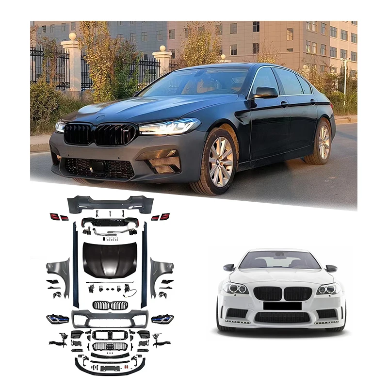 Комплект обвеса для BMW 5 серии F10/F18 (2010-2017): Обновление старой модели до нового стиля M5
Комплект обвеса для BMW 5 серии F10/F18 (2010-2017): Обновление старой модели до нового стиля M5