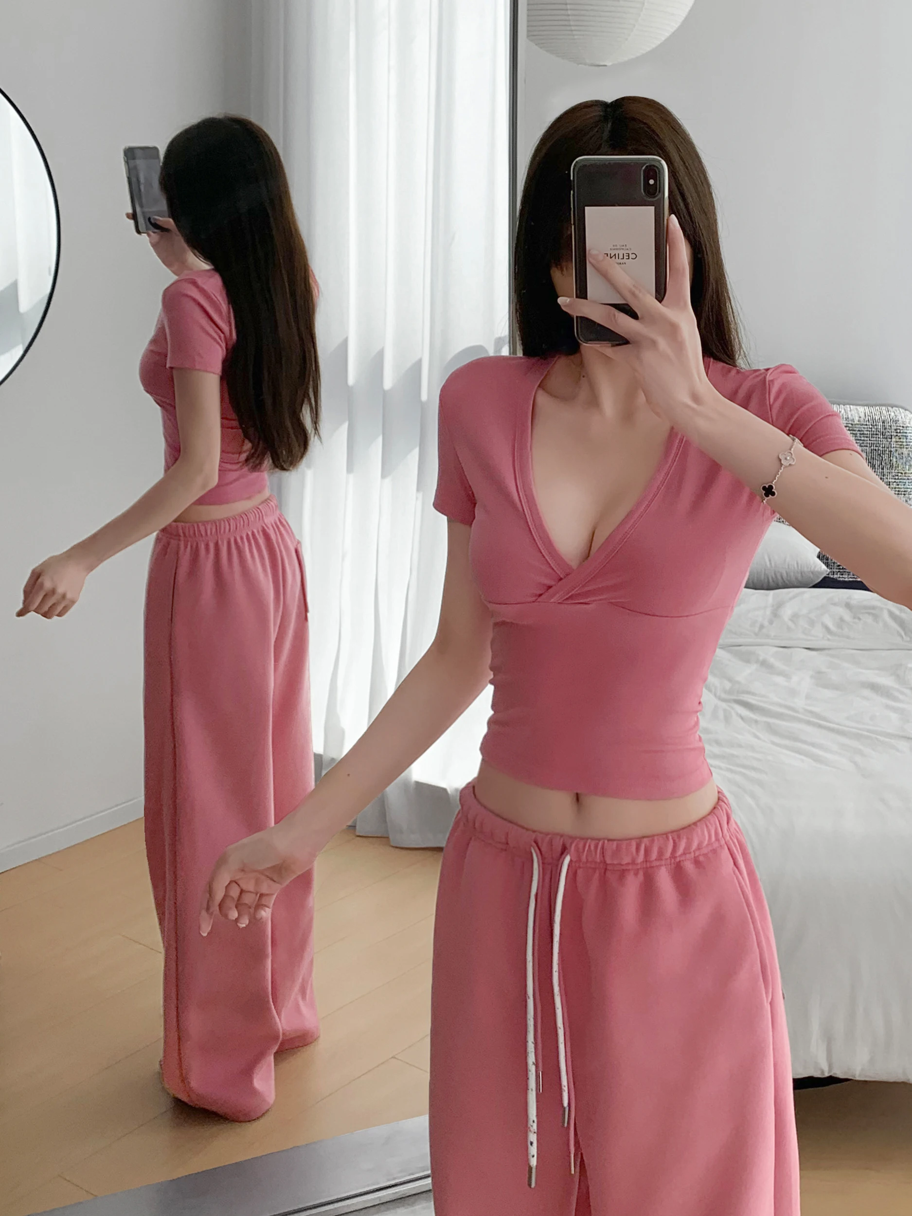 Low Waist Wide Leg Pants Women's Summer Loose Casual Sports Trousers Double Drawstring Cotton Straight Cut Taller Ladies
Low Waist Wide Leg Pants Women's Summer Loose Casual Sports Trousers Double Drawstring Cotton Straight Cut Taller Ladies