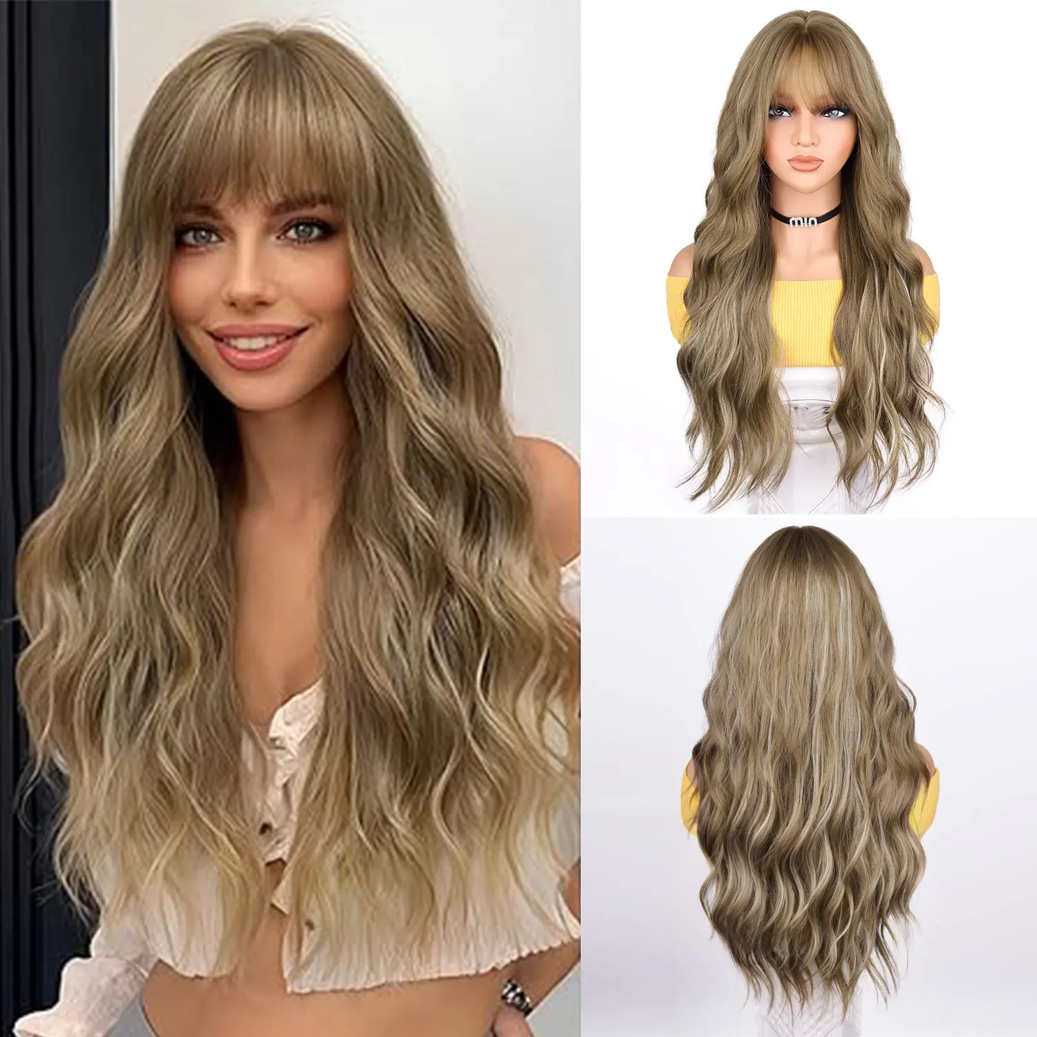 Europe beautiful woman wig long roll big wave big scalp hot selling style temperament
Europe beautiful woman wig long roll big wave big scalp hot selling style temperament
