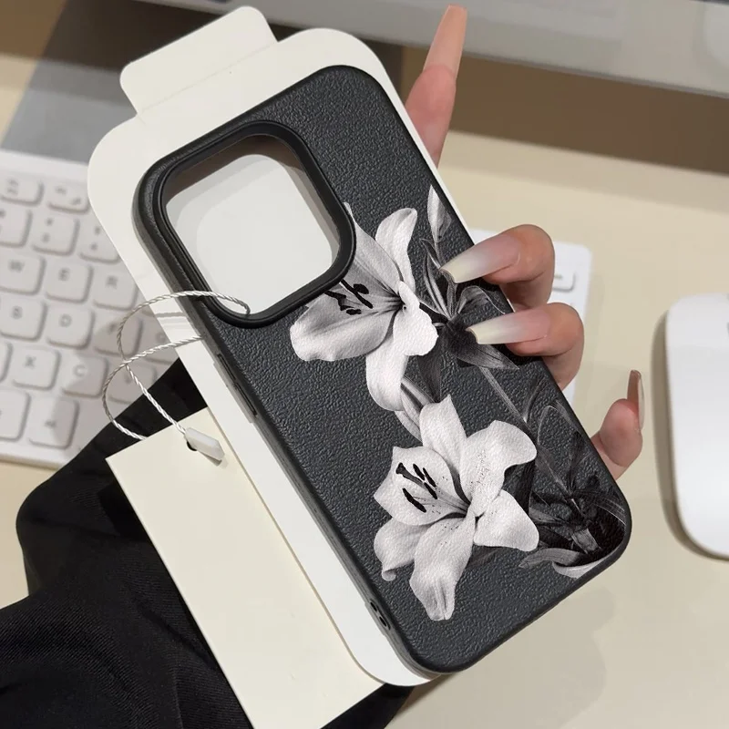 Black and white style lily branch phone case suitable for iPhone 17 16 15 14 13 12 11 Pro/Max/Plus anti drop and shockproof
Black and white style lily branch phone case suitable for iPhone 17 16 15 14 13 12 11 Pro/Max/Plus anti drop and shockproof