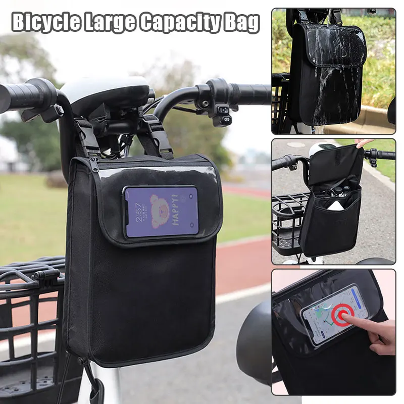 Buckle Quick Installation Bicycle Bag Waterproof Double-Deck Big Capacity Handlebar Bag Front Tube Bike Cycling Accessories
Buckle Quick Installation Bicycle Bag Waterproof Double-Deck Big Capacity Handlebar Bag Front Tube Bike Cycling Accessories