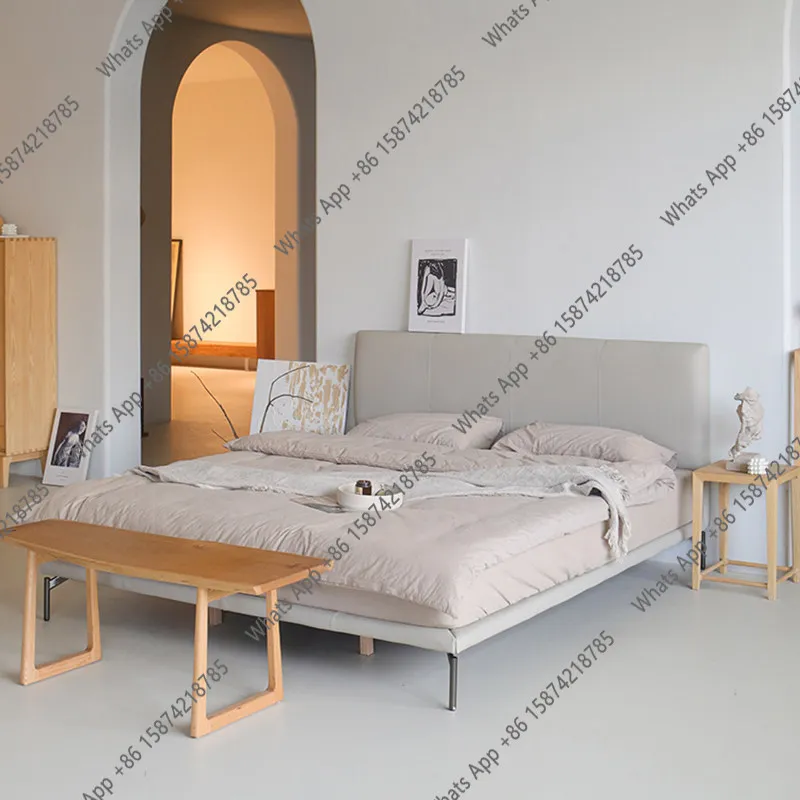 B Nordic Italian Light Luxury Minimalist Leather Bed With Edges Double Bed Master Bedroom Soft Leather Bed Wedding Minimalist
B Nordic Italian Light Luxury Minimalist Leather Bed With Edges Double Bed Master Bedroom Soft Leather Bed Wedding Minimalist