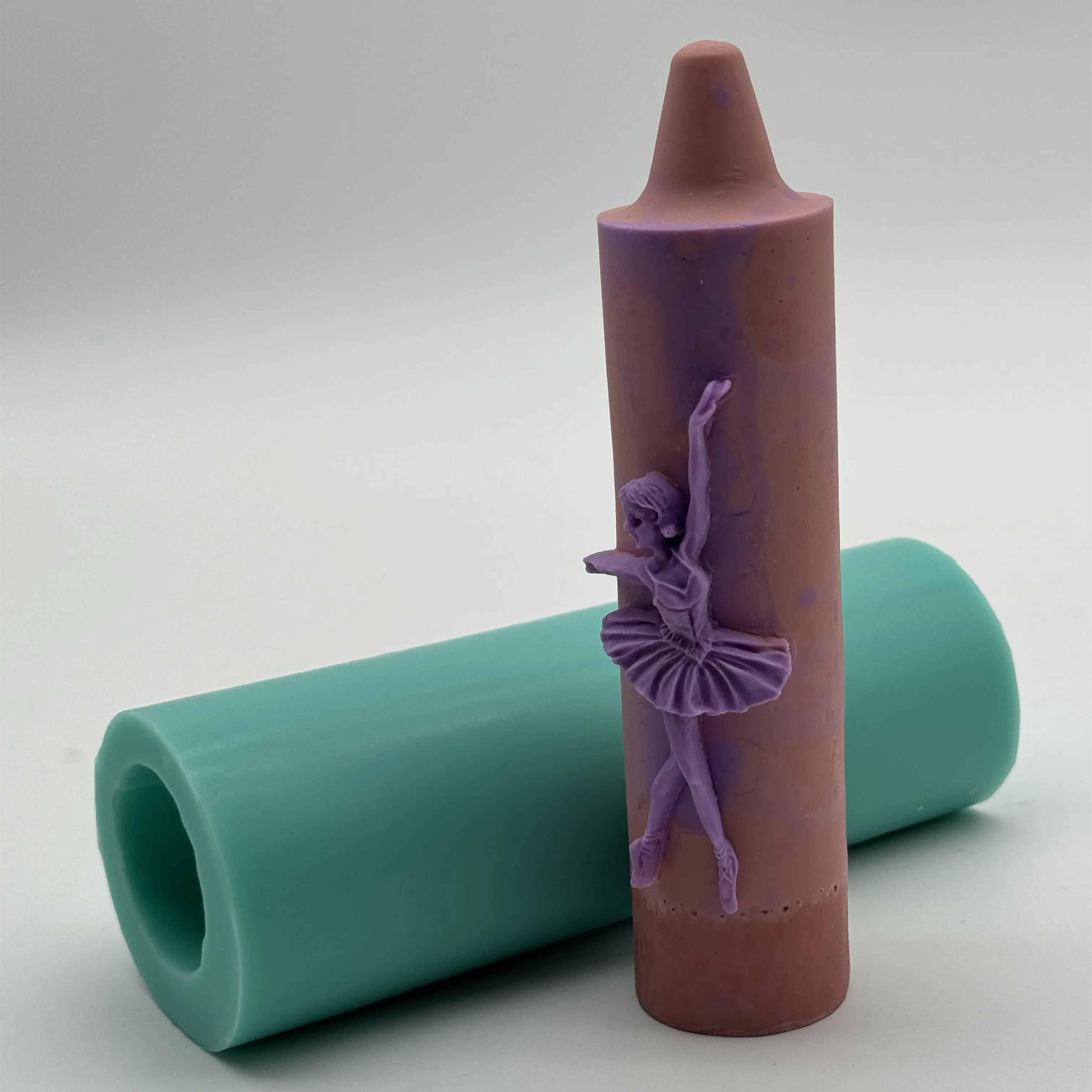 Ballerina Pillar Silicone Candle Wax Mold for Handcraft Beewax Decorated Crystal Epoxy Aroma Plaster Mould
Ballerina Pillar Silicone Candle Wax Mold for Handcraft Beewax Decorated Crystal Epoxy Aroma Plaster Mould