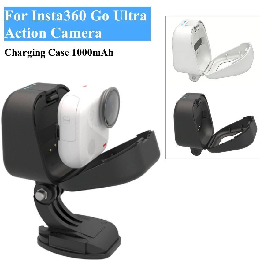 Зарядный чехол для экшн-камеры Insta360 Go Ultra, 1000 мАч, с полным покрытием интерфейса, аксессуары
Зарядный чехол для экшн-камеры Insta360 Go Ultra, 1000 мАч, с полным покрытием интерфейса, аксессуары