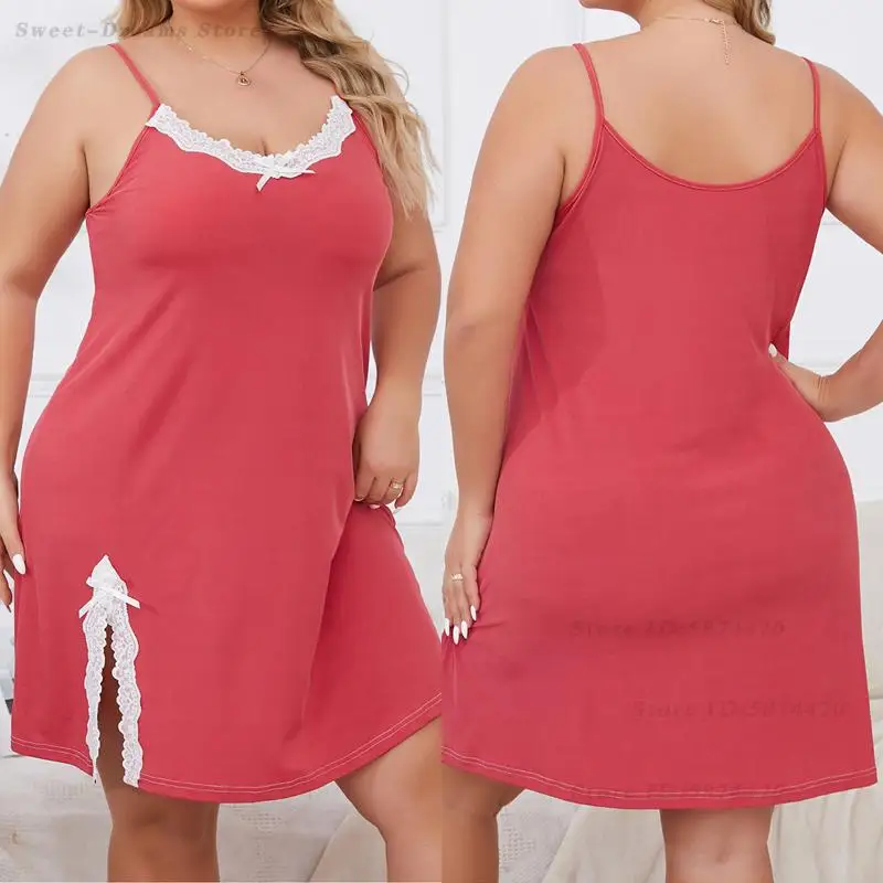 Ночная рубашка размера плюс 5XL, сексуальная кружевная ночная рубашка на подтяжках, сорочка, одежда для сна, новинка лета, домашняя одежда на тонких бретельках, ночная одежда
Ночная рубашка размера плюс 5XL, сексуальная кружевная ночная рубашка на подтяжках, сорочка, одежда для сна, новинка лета, домашняя одежда на тонких бретельках, ночная одежда