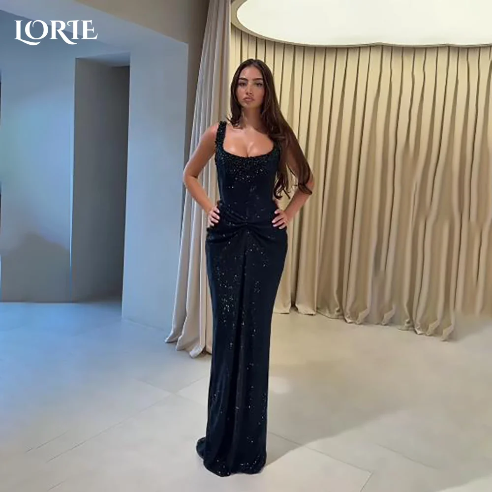 LORIE Shiny Evening Dresses Elegant Halter Sparkly Sweetheart Pleats Mermaid Arabia Prom Gown Ruffle Party Dresses Customized
LORIE Shiny Evening Dresses Elegant Halter Sparkly Sweetheart Pleats Mermaid Arabia Prom Gown Ruffle Party Dresses Customized