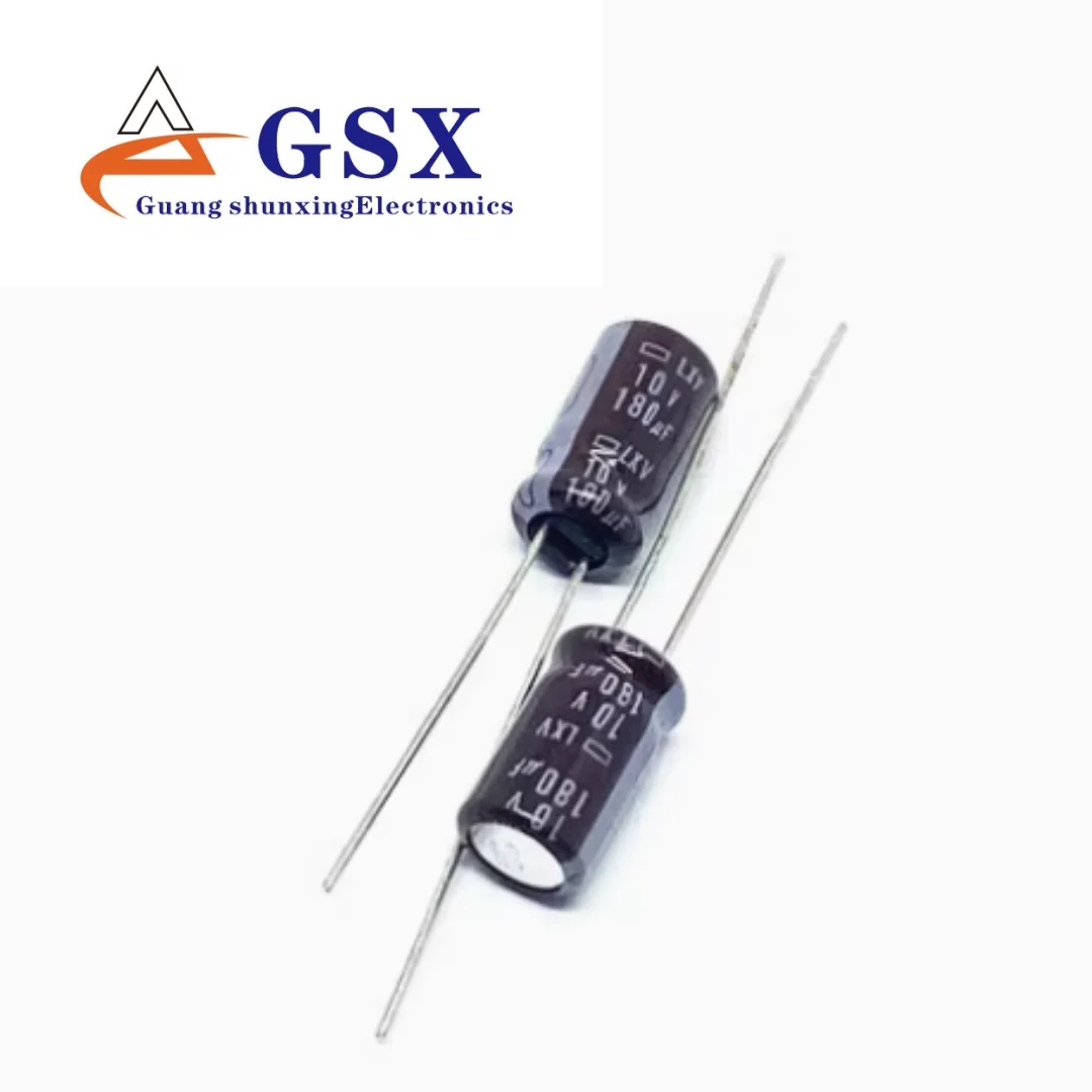 Imported aluminum electrolytic capacitor 10v180uf 6.3 * 12 Black Diamond LXV from Nippon Chemical, with high frequency and long
Imported aluminum electrolytic capacitor 10v180uf 6.3 * 12 Black Diamond LXV from Nippon Chemical, with high frequency and long