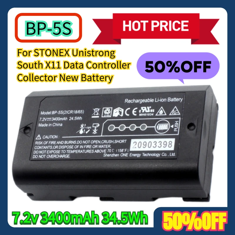 For STONEX Unistrong South X11 Data Controller Collector New BP-5S Battery
For STONEX Unistrong South X11 Data Controller Collector New BP-5S Battery