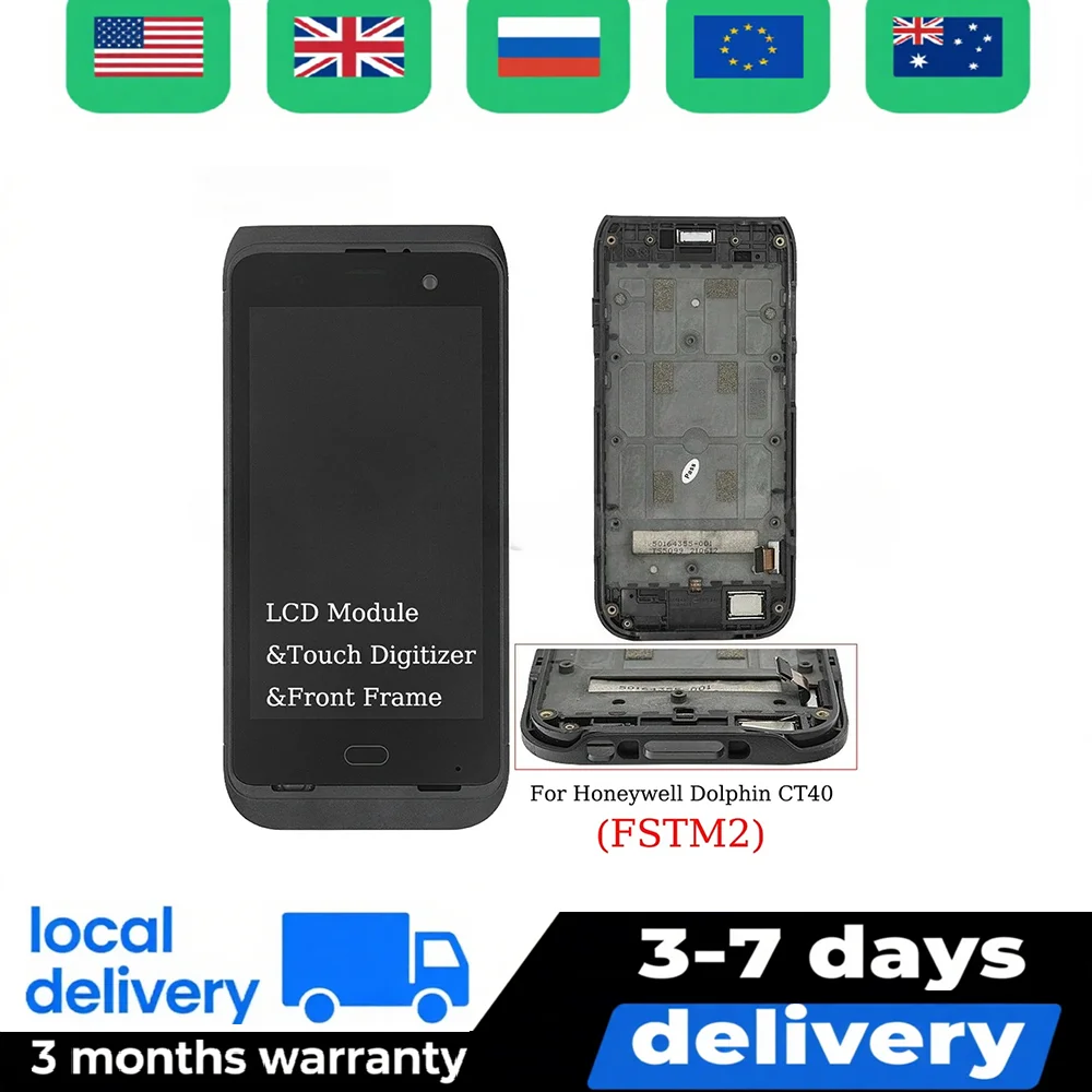 ЖК-дисплей с сенсорным дигитайзером и передней крышкой для Honeywell Dolphin CT40
ЖК-дисплей с сенсорным дигитайзером и передней крышкой для Honeywell Dolphin CT40