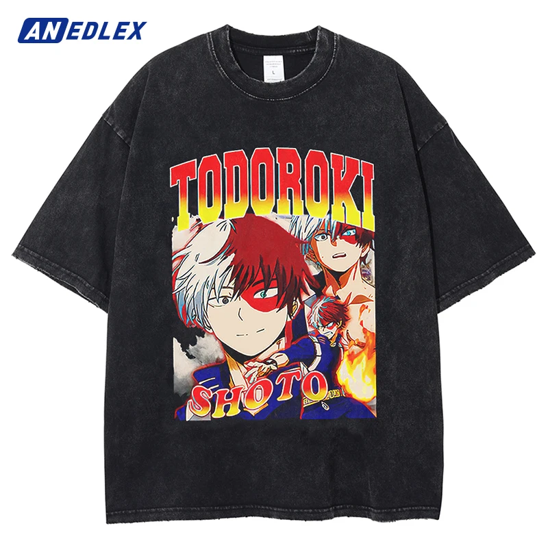 Vintage Tshirt Hip Hop Japanese Anime Graphic Washed Tee Shirts Streetwear 2023 Harajuku Fashion Summer Cotton Loose T-Shirt Top
Vintage Tshirt Hip Hop Japanese Anime Graphic Washed Tee Shirts Streetwear 2023 Harajuku Fashion Summer Cotton Loose T-Shirt Top