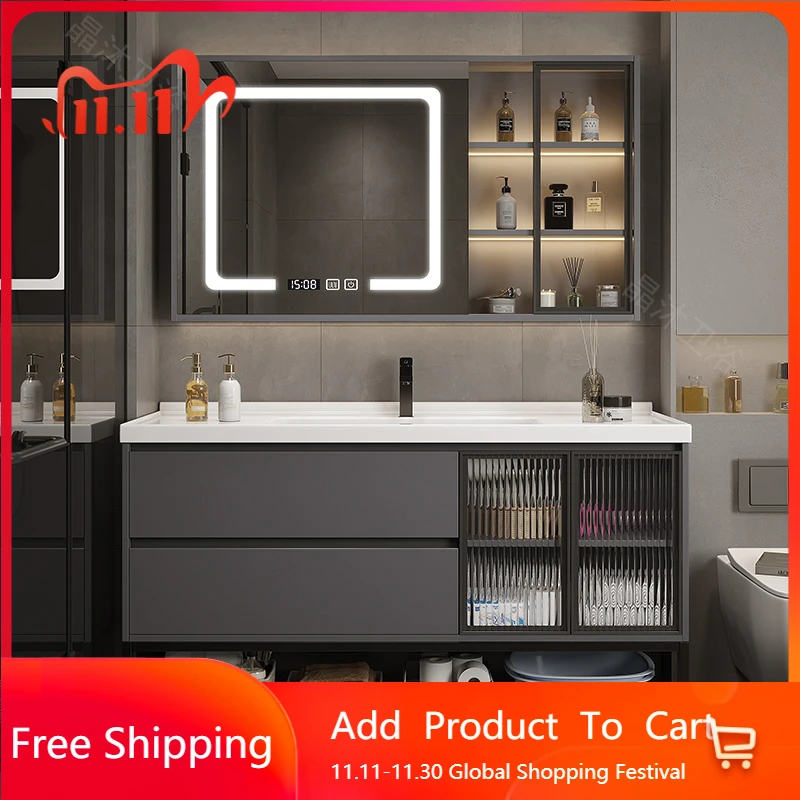 Modern Minimalist Bathroom Vanities Washbasin Floor Toilet Partition Bathroom Vanities Vintage Vanity Mobiletto Bagno Furniture
Modern Minimalist Bathroom Vanities Washbasin Floor Toilet Partition Bathroom Vanities Vintage Vanity Mobiletto Bagno Furniture