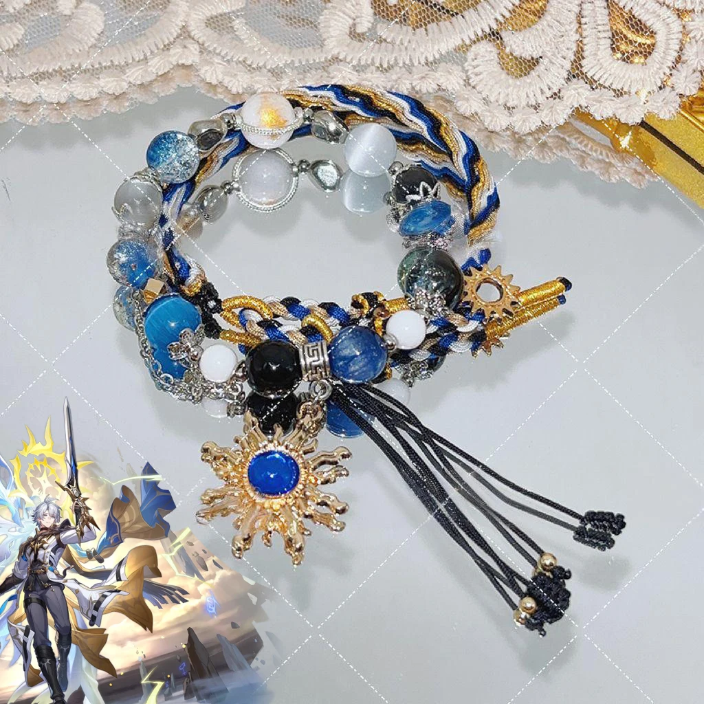 Anime Honkai Star Rail Phainon Cosplay Bracelet Beads Chain Unisex Crystal Chain Bangles Beaded Rope Armband Accesories Gifts
Anime Honkai Star Rail Phainon Cosplay Bracelet Beads Chain Unisex Crystal Chain Bangles Beaded Rope Armband Accesories Gifts