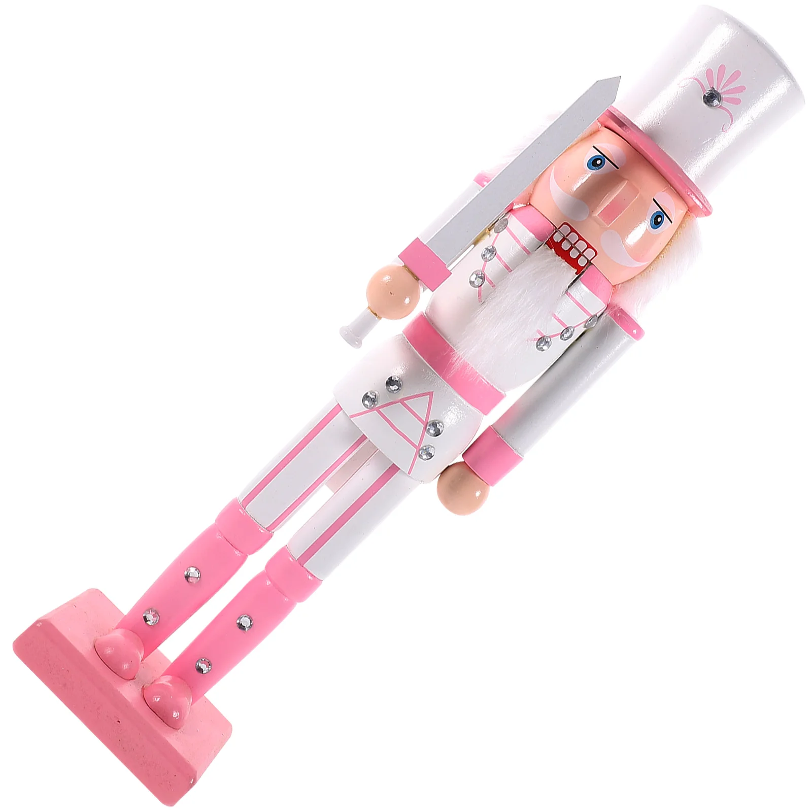 1pc Pink Wooden Nutcracker Soldier Figurine 25CM Christmas Home Decor Gift Desktop Ornament Xmas Traditional Craft
1pc Pink Wooden Nutcracker Soldier Figurine 25CM Christmas Home Decor Gift Desktop Ornament Xmas Traditional Craft