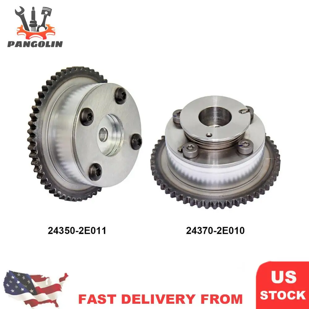 2pcs Exhaust & Intake VVT Timing Camshaft Gear Sprocket 24370-2E010+24350-2E011 for Hyundai Elantra GT 1.8 2.0L l4 GAS DOHC
2pcs Exhaust & Intake VVT Timing Camshaft Gear Sprocket 24370-2E010+24350-2E011 for Hyundai Elantra GT 1.8 2.0L l4 GAS DOHC
