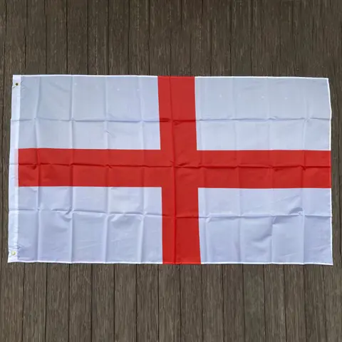 xvggdg Inglaterra Bandeira Cruz de São Jorge Bandeira Nacional Inglês Interior Exterior 90*150cm