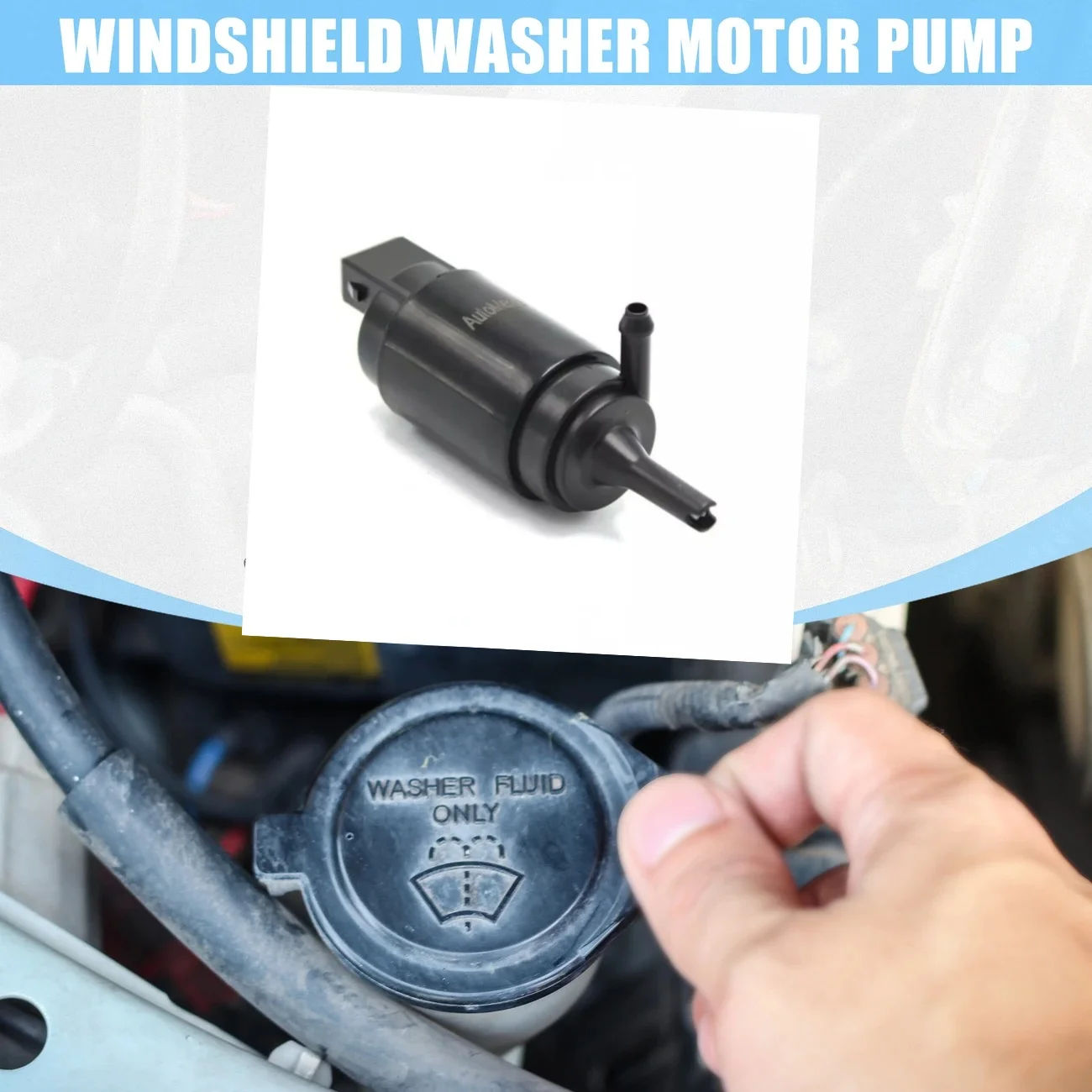 1PC Windscreen Washer Pump Functional Automotive Exterior Parts 6434C1 90585761 High-Quality Auto Windscreen Accessories
1PC Windscreen Washer Pump Functional Automotive Exterior Parts 6434C1 90585761 High-Quality Auto Windscreen Accessories