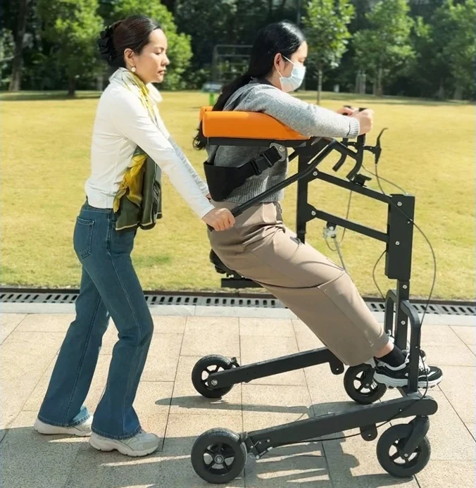 wholesale Elderly Disabled Patients Hydraulic Rehabilitation Gait Trainer Walker with Seat Handbrake Standing Walking Aid
wholesale Elderly Disabled Patients Hydraulic Rehabilitation Gait Trainer Walker with Seat Handbrake Standing Walking Aid