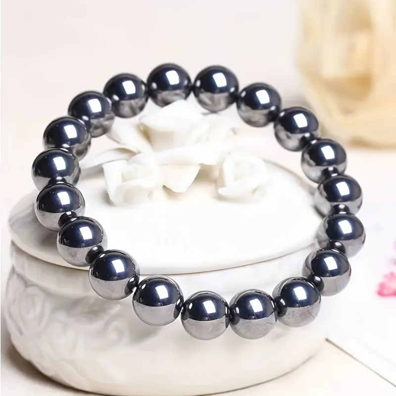 Natural Terahertz Magnetic Bracelet, Classic Fashion Men's and Women's Bracelets.
Natural Terahertz Magnetic Bracelet, Classic Fashion Men's and Women's Bracelets.