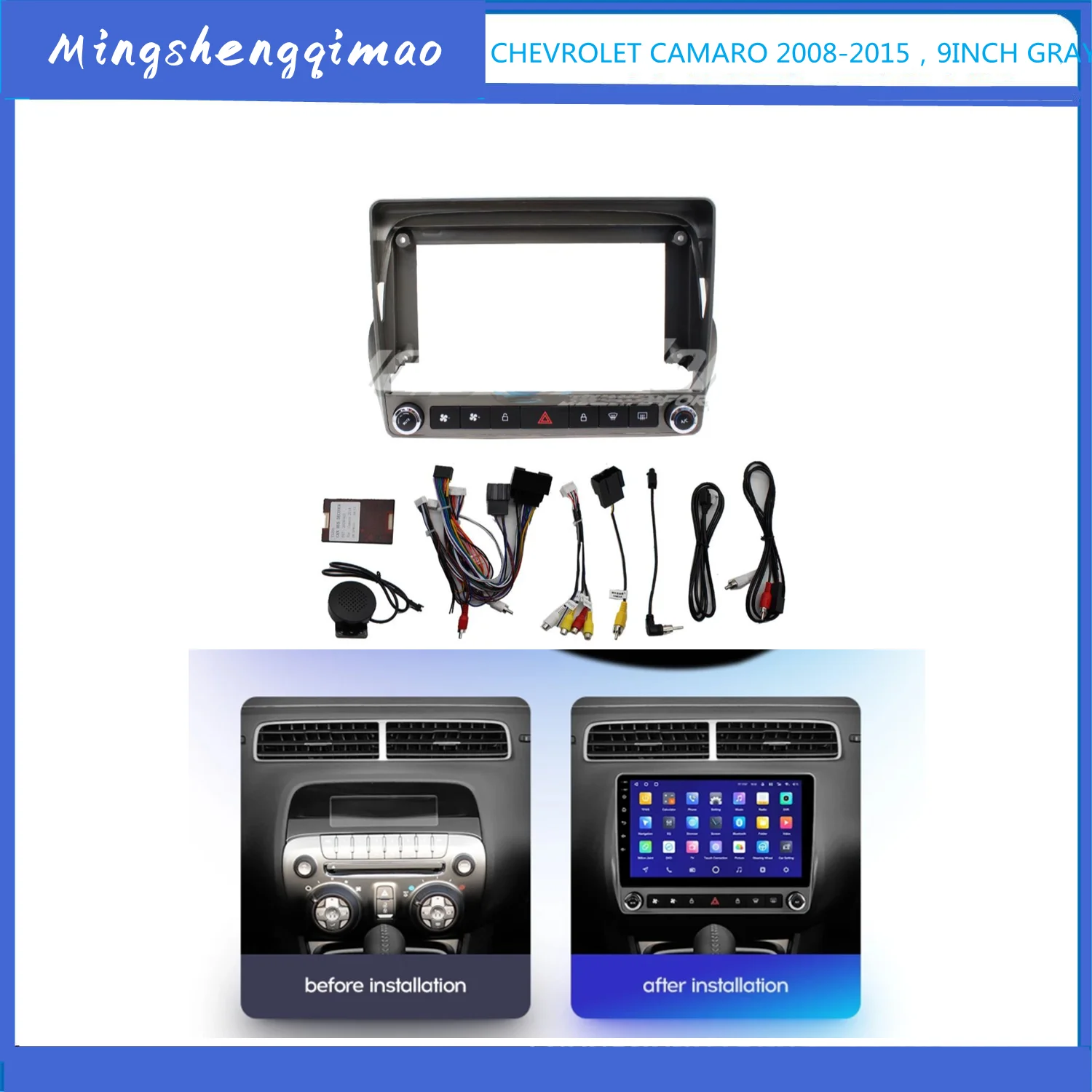 9 Inch Fascia For Chevrolet Camaro 2008-2015 Car Radio Android MP5 GPS Player 2 Din Head Unit Panel Casing Frame Dash Cover
9 Inch Fascia For Chevrolet Camaro 2008-2015 Car Radio Android MP5 GPS Player 2 Din Head Unit Panel Casing Frame Dash Cover