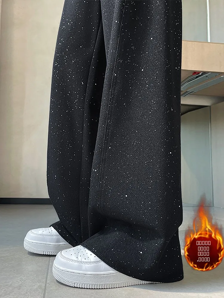 Гламурные повседневные брюки с пайетками, черные, с высокой талией, прямые, в пол, женские модные зимние брюки, удобная посадка
Гламурные повседневные брюки с пайетками, черные, с высокой талией, прямые, в пол, женские модные зимние брюки, удобная посадка