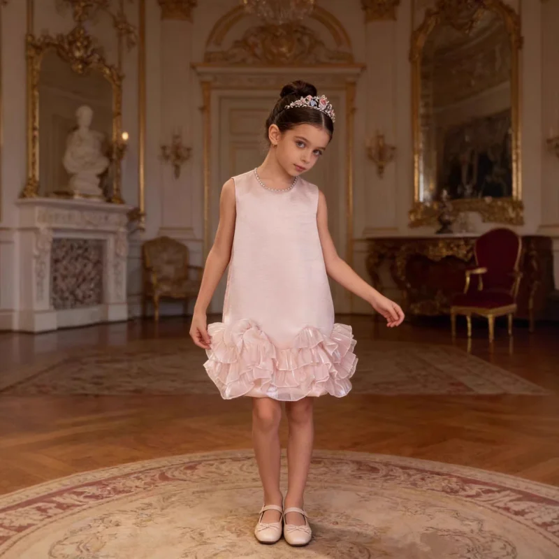 Pre-sale children's dress2026New Spring/Summer Girls' Princess Dress Sleeveless Tank Dress Birthday Party Gown
Pre-sale children's dress2026New Spring/Summer Girls' Princess Dress Sleeveless Tank Dress Birthday Party Gown