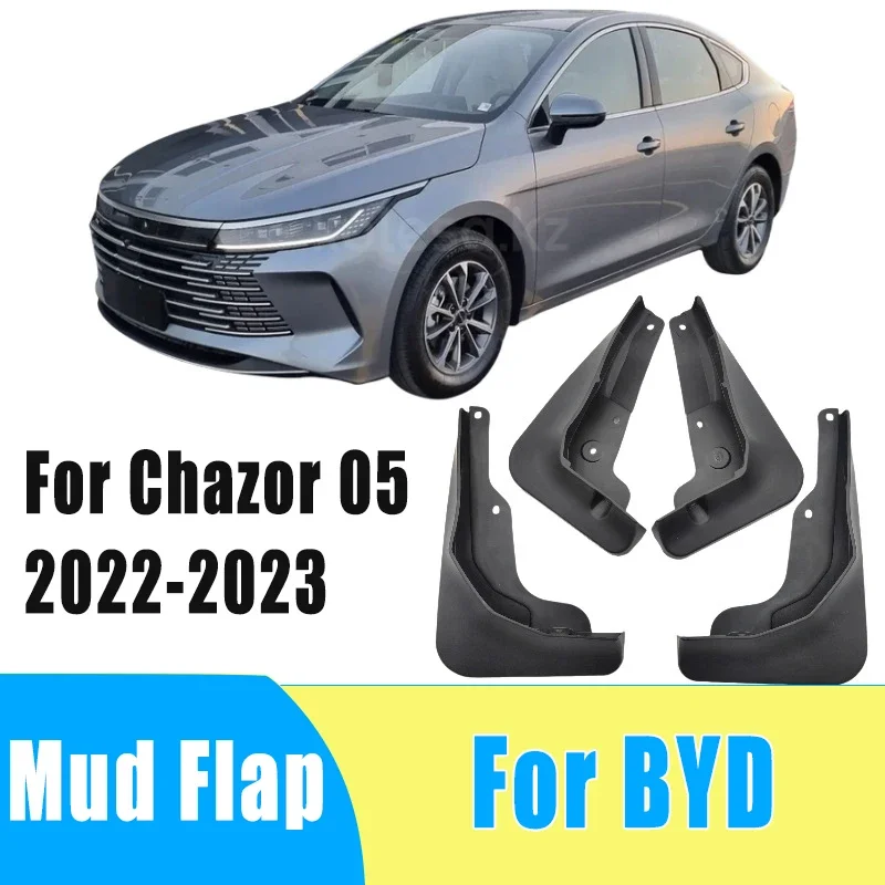 4pcs Automobiles Tire Mudguard Waterproof Prevent Mud Splashing Car Mud Flap Fender Trim Accessories For BYD Chazor 05 2022-2023
4pcs Automobiles Tire Mudguard Waterproof Prevent Mud Splashing Car Mud Flap Fender Trim Accessories For BYD Chazor 05 2022-2023