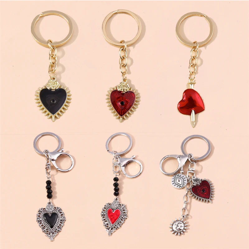 Retro Metal Gothic Love Heart Keychain Charms Steampunk Key Rings Pendant for Women Men Bag Decor DIY Jewelry Gift
Retro Metal Gothic Love Heart Keychain Charms Steampunk Key Rings Pendant for Women Men Bag Decor DIY Jewelry Gift