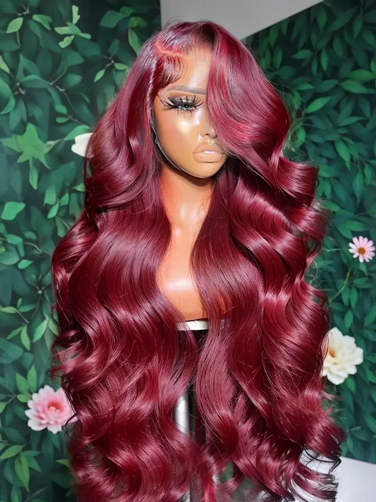 200% Density Body Wave Wigs Human Hair Burgundy 99j Hd Lace Front Wig 13x6 13x4 Lace Frontal Wig 100% Human Hair Pre Plucked
200% Density Body Wave Wigs Human Hair Burgundy 99j Hd Lace Front Wig 13x6 13x4 Lace Frontal Wig 100% Human Hair Pre Plucked