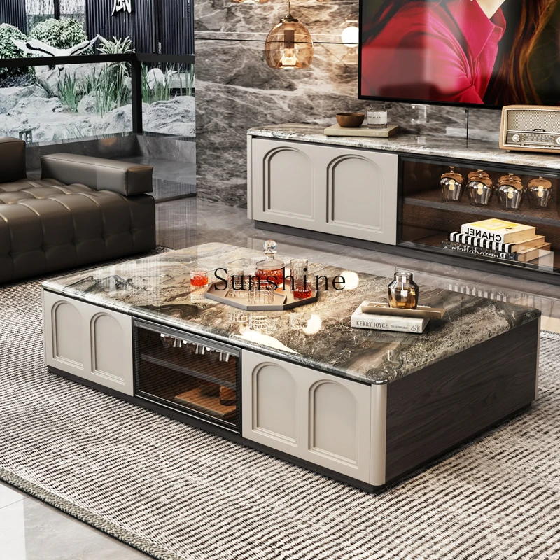 High-end living room marble square household light luxury high-end coffee table
High-end living room marble square household light luxury high-end coffee table