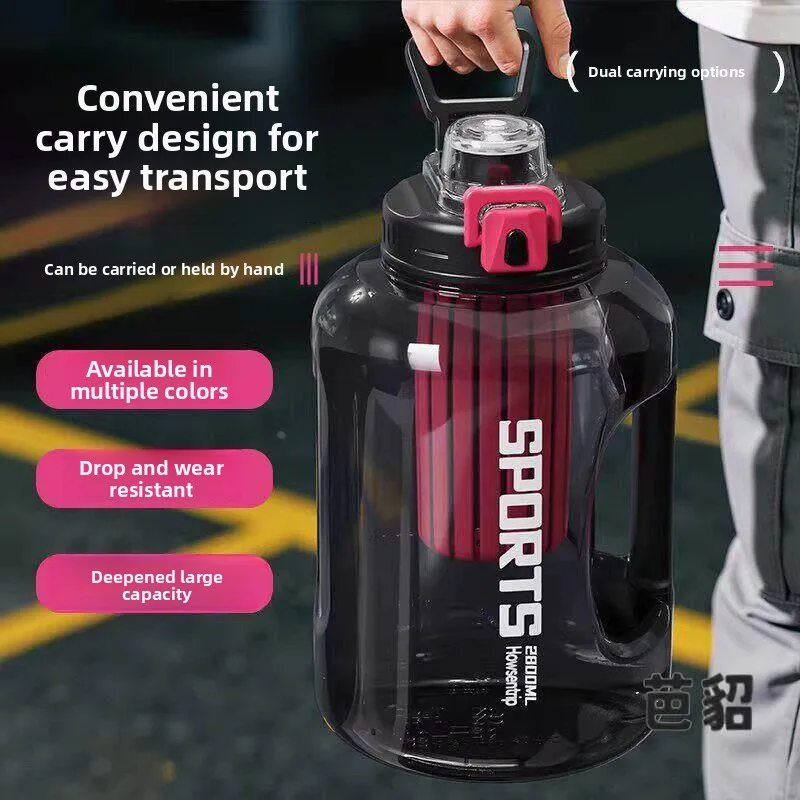 Large Capacity Fitness Water Bottle for Men with Tea Storage Handle Heat Resistant Sports Water Cup Durable Portable Handle
Large Capacity Fitness Water Bottle for Men with Tea Storage Handle Heat Resistant Sports Water Cup Durable Portable Handle