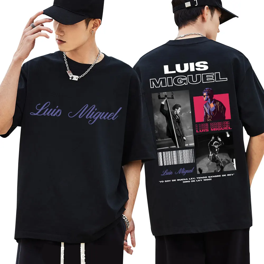 Luis Miguel Album Graphic T Shirt Men Women Fashion Hip Hop Vintage T-shirt Oversized Harajuku Cotton Male T-shirts Streetwear
Luis Miguel Album Graphic T Shirt Men Women Fashion Hip Hop Vintage T-shirt Oversized Harajuku Cotton Male T-shirts Streetwear