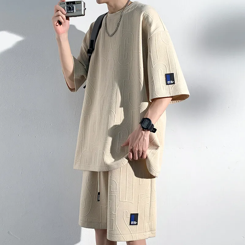 3D мужской вафельный летний костюм, новинка 2025 года, повседневная футболка + шорты, мужской спортивный костюм, однотонный спортивный костюм, свободный костюм
3D мужской вафельный летний костюм, новинка 2025 года, повседневная футболка + шорты, мужской спортивный костюм, однотонный спортивный костюм, свободный костюм