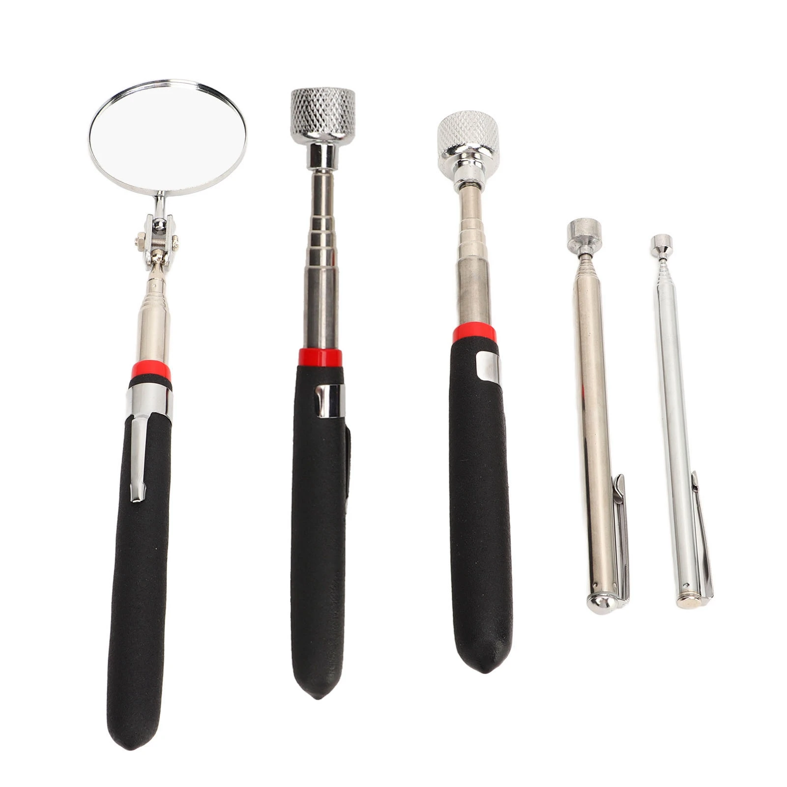 5 Pcs Set Telescopic Magnetic Grabber Pickup Tool with round Inspection Mirror 15LB 10LB 3.5LB 1.5LB Durable Steel for Home Impr
5 Pcs Set Telescopic Magnetic Grabber Pickup Tool with round Inspection Mirror 15LB 10LB 3.5LB 1.5LB Durable Steel for Home Impr