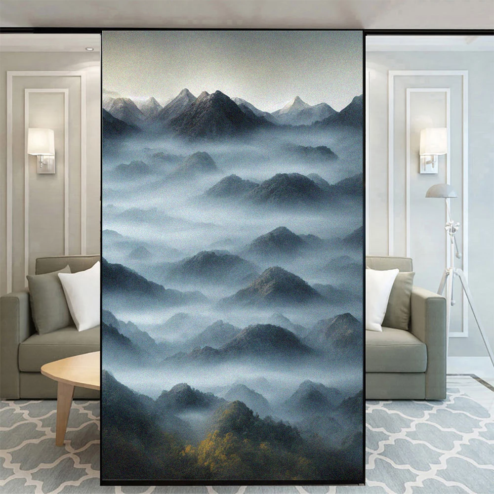 Privacy Window Film Decoration Mountain Stream Painting Stained Glass Window Sticker Glue-free Static Adhesion Frosted Window
Privacy Window Film Decoration Mountain Stream Painting Stained Glass Window Sticker Glue-free Static Adhesion Frosted Window