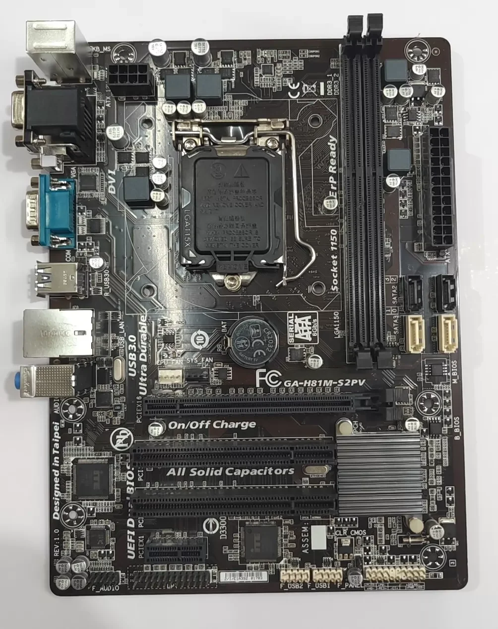For Gigabyte GA-H81M-S2PV Desktop Motherboard H81M S2PV 1150 Mainboard 100% Tested OK
For Gigabyte GA-H81M-S2PV Desktop Motherboard H81M S2PV 1150 Mainboard 100% Tested OK