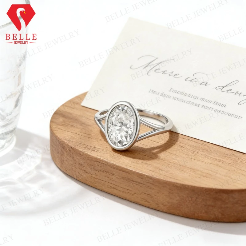 2.5ct Moissanite Oval Cut Ring D White S925 10K 14K White Gold Yellow Gold Classic Shine Women Jewelry Daily Wear
2.5ct Moissanite Oval Cut Ring D White S925 10K 14K White Gold Yellow Gold Classic Shine Women Jewelry Daily Wear
