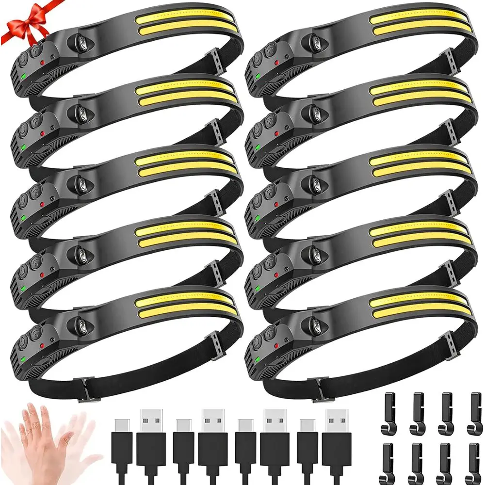 LED Lamp, Rechargeable 230° Wide Beam, Hard Hat Light, Flashlight for Work, Hiking, Running, Camping Essentials Gear, Gifts for
LED Lamp, Rechargeable 230° Wide Beam, Hard Hat Light, Flashlight for Work, Hiking, Running, Camping Essentials Gear, Gifts for