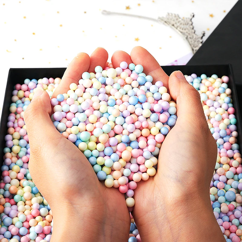 2-3mm/4-6mm Mixed Color Foam Ball Mini Beads DIY Handmade Slime Material Box Makeup Bucket Filling Wedding Christmas Decoration
2-3mm/4-6mm Mixed Color Foam Ball Mini Beads DIY Handmade Slime Material Box Makeup Bucket Filling Wedding Christmas Decoration