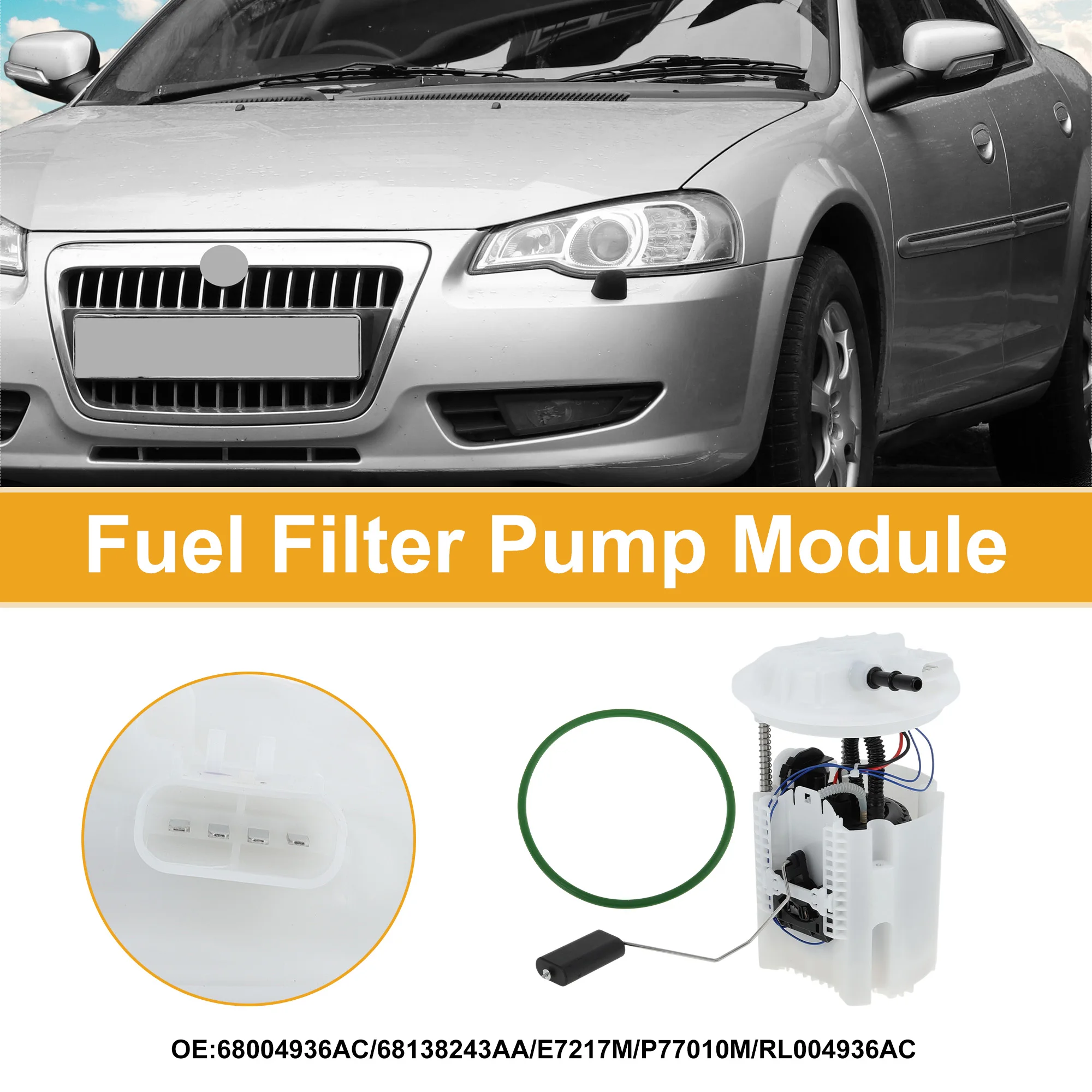 X Autohaux Auto Electric Fuel Pump Assembly for Chrysler Sebring 2007-2010 V6 2.7L No.68004936AC Fuel Supply Replacement Parts
X Autohaux Auto Electric Fuel Pump Assembly for Chrysler Sebring 2007-2010 V6 2.7L No.68004936AC Fuel Supply Replacement Parts