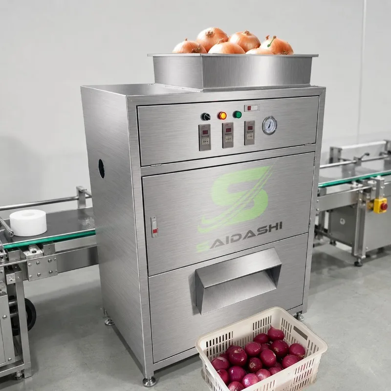 Pneumatic Onion Peeling Machine Zero Damage Dry Type White Onion Peeler Red Onion Processing Equipment 100kg/h
Pneumatic Onion Peeling Machine Zero Damage Dry Type White Onion Peeler Red Onion Processing Equipment 100kg/h