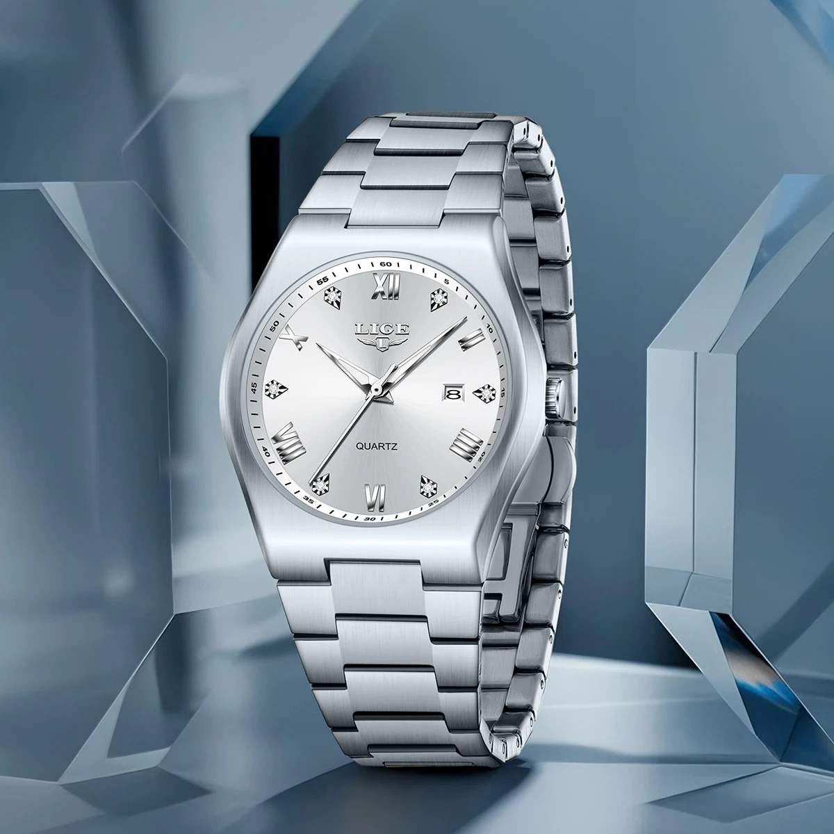 New Fashion LIGE Man Watch Business Casual Sport Waterproof Luminous Stainless Steel Diamond Luminous Calendar Quartz Wristwatch
New Fashion LIGE Man Watch Business Casual Sport Waterproof Luminous Stainless Steel Diamond Luminous Calendar Quartz Wristwatch